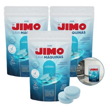 Imagem de Kit 3 Jimo Lava Máquina De Lavar Louças Pastilhas 17g