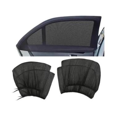 Imagem de Conjunto De 4 Protetores Solares Para Carro, Fácil Instalação Com Ganc