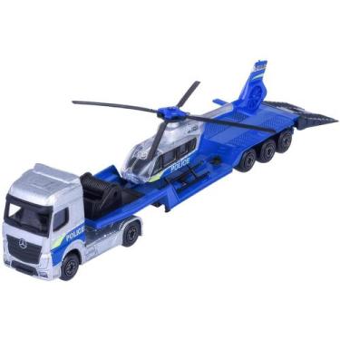 Imagem de Miniatura - 1:64 - Mercedes-Benz Actros com Helicóptero da Polícia - C