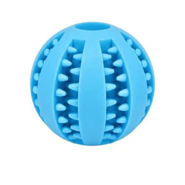 Imagem de Bolinha Brinquedo Pet Petisco para Cães em Silicone 5cm - Sem Marca, A