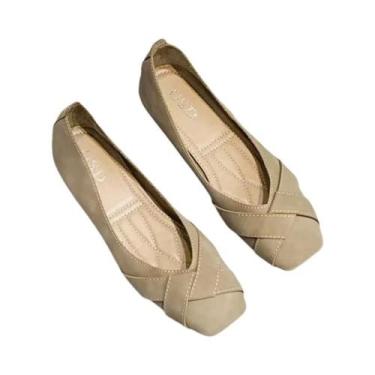 Imagem de Sapatos Femininos Casuais De Solado Macio Estilo Fada De Primavera Com