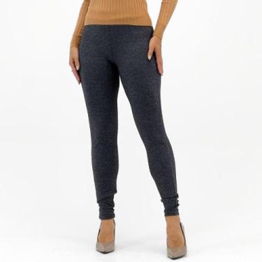 Imagem de Calça Mirasul Fusô em Tecido Mesclado Feminina, M, Cinza