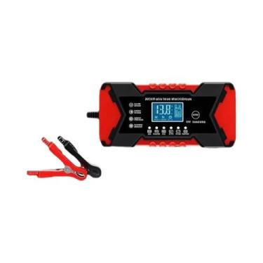 Imagem de Carregador De Bateria Inteligente 12V 6A Com Display E Proteção Contra