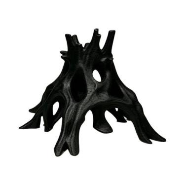 Imagem de Abrigo De Raiz De Árvore Com Múltiplos Buracos Para Aquário, Esconderi