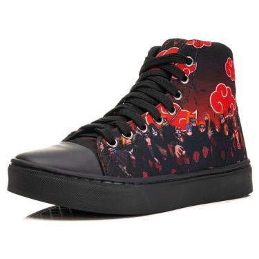 Imagem de Tênis Cano Alto Naruto Akatsuki Itachi Anime-Unissex