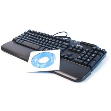 Imagem de Genuine Dell SK-3205 104 Key Wired USB Keyboard KW240, NY559, KW218 With Smart Card Reader (Drivers Included), And Palm Rest