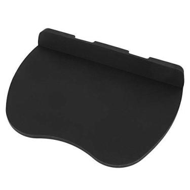 Imagem de Tapete de silicone para café expresso e calcadeira de canto antiderrapante preto resistente para uso doméstico e cozinha