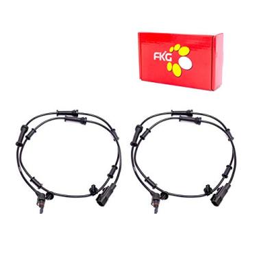 Imagem de Sensor de velocidade da roda ABS dianteiro esquerdo e direito ALS1918 68003281AA, 68003281AC para Jeep Wrangler 2007-2017 3.6L 3.8L, conjunto de 2