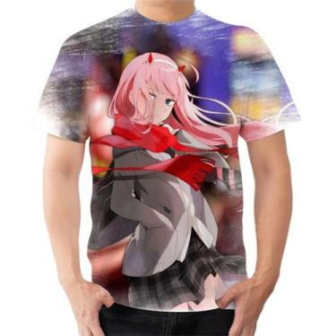 Imagem de Camisa Camiseta Personalizada Zero Two Estampa Anime 5 - Estilo Kraken