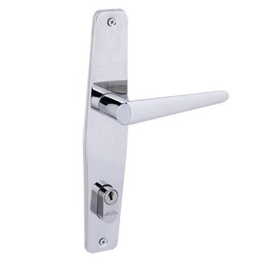 Imagem de Fechadura Stada Ext, Arouca Fechaduras, 102526/40-Z-Inox, Cromado, Mq40Mm