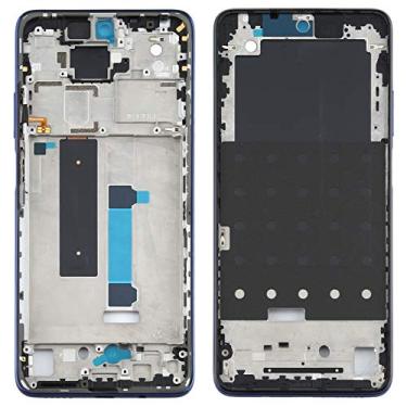 Imagem de HONGYAN Peças de substituição de telefone celular Placa de moldura de quadro LCD da casa frontal original para Xiaomi Redmi Note 9 Pro 5G M2007J17C Acessórios telefônicos