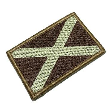 Imagem de BP0004V04 Bandeira Escócia Patch Bordado Fecho Contato