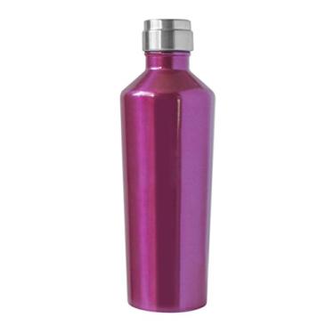 Imagem de Oggi Garrafa esportiva de aço inoxidável Deco Lustre com parede dupla selada a vácuo com tampa rosqueada (0,5 LT, 500 ml) - Rosa