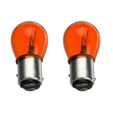 Imagem de Lampada Dois Polos 1157 P21/5W 12V Halogena Ambar Laranja Un