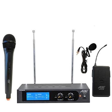 Imagem de Audio 2000S Sistema de microfone sem fio de canal duplo tm AWM6026H VHF (AWM6026L)