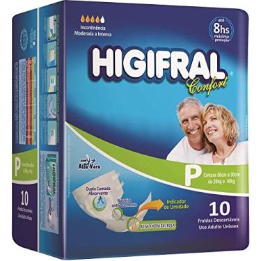 Imagem de FRALDA PARA INCONTINENCIA HIGIFRAL CONFORT P 10UN