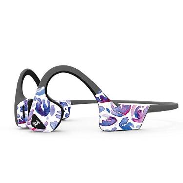 Imagem de Película MightySkins compatível com Aftershokz Trekz Air Wireless - Pétalas azuis | Capa de decalque de vinil protetora, durável e exclusiva | Fácil de aplicar, remover e mudar estilos | Feito nos EUA