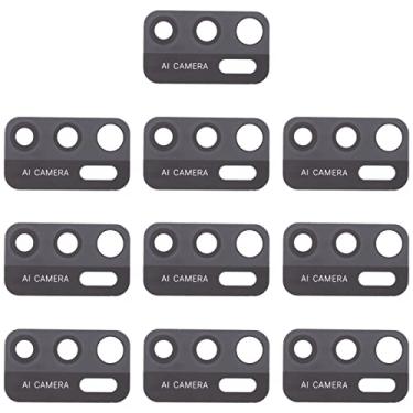 Imagem de HUANGYUNCHAO Acessórios telefônicos 10 PCS Lente da câmera traseira para ZTE Blade A7S 2020 Substituição do telefone celular