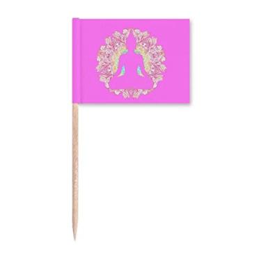 Imagem de Marcador de palito de dedo com sublimação de espiritualidade para despertar de espiritualidade decoração de festa