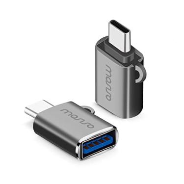 Imagem de MOSISO Pacote com 2 adaptadores USB C para USB, conector USB tipo C para USB, Thunderbolt 3 para USB 3.0 Conversor OTG compatível com MacBook Pro 2024-2016/Air 2024-2018/laptop/tablet/mais