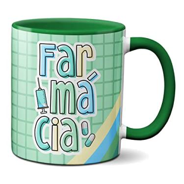 Imagem de Caneca Farmacéutico Profissão Presente Farmácia (Verde)