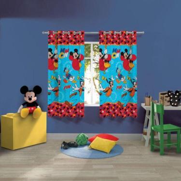 Imagem de Cortina Infantil Mickey 100% Poliéster Disney 3,00M X 180M - Lepper