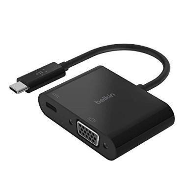 Imagem de Belkin Adaptador de carregamento USB-C para VGA + cabo USB-C para VGA para MacBook Pro, MacBook Air, Mac mini, iPad Pro de 12,9 polegadas, iPad mini e outros dispositivos compatíveis - entrega de