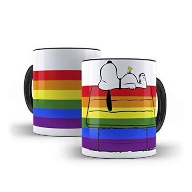 Imagem de Caneca Snoopy - Arco íris