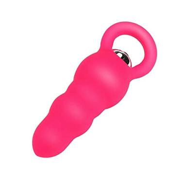 Imagem de Vibrador Plug Anal de Silicone Estimulador Erótico À prova d'água Zatla Shop (Rosa)