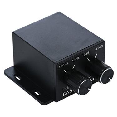 Imagem de Nobsound Amplificador automotivo de áudio subwoofer botão de controle de graves Sub ganho Equalizador regulador de frequência controle de linha RCA ajuste de nível