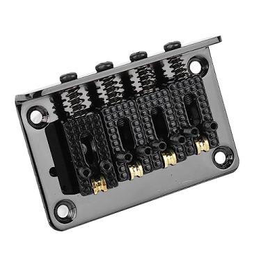 Imagem de Guitar Bridge, Guitar Bridge de 4 Cordas Modern Metal para Ukulele (Preto)