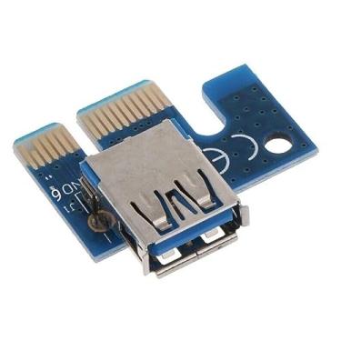 Imagem de USB3.0 Pci-e 1X Cartão Pequeno, PCIE 1X to16X Placa Riser Placa Gráfica Adaptador de Placa de Expansão