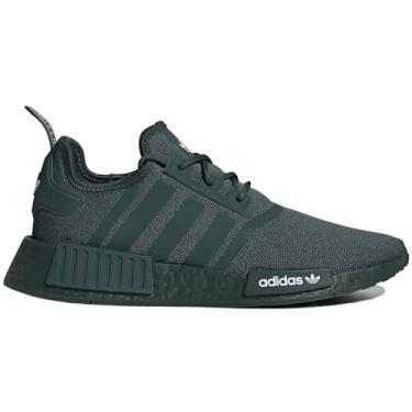 Imagem de adidas Originals NMD_r1 Stlt Primeknit Tênis de corrida masculino, Verde mineral/verde mineral/branco nuvem, 6.5
