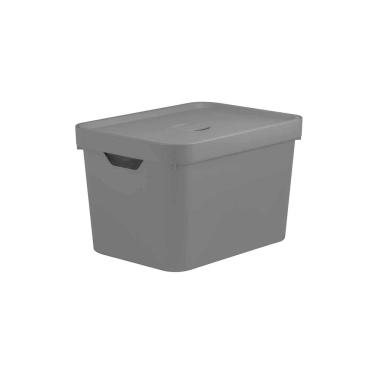 Imagem de Caixa Organizadora Cube 18 Litros Com Tampa 36 x 27 x 24,5cm