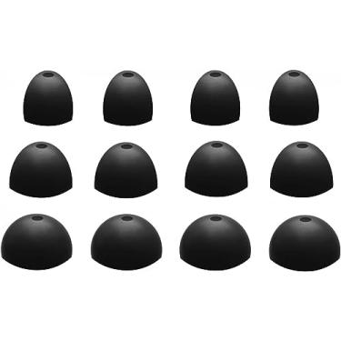 Imagem de 12 peças (N-B-RND) P/M/L Conforto Redondo Adaptadores de Reposição Eartips Fones de Ouvido Compatível com Fones de Ouvido Shure in Ear