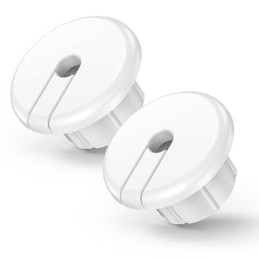 Imagem de MSAFF Bucha de parede de 2,5 cm para cabo Ethernet Starlink Dishy, cabo de parede premium para alimentação através da bucha para ilhó de cabo Star Link e orifícios de arame de móveis - branco (pacote