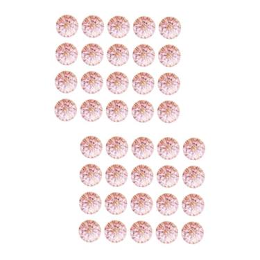 Imagem de Operitacx Enfeites 100 Peças de roupas vestido blazer para mulheres botões de cristal de flor jeans femininos casacos para mulheres de casaco botões de costura DIY alta qualidade Terno