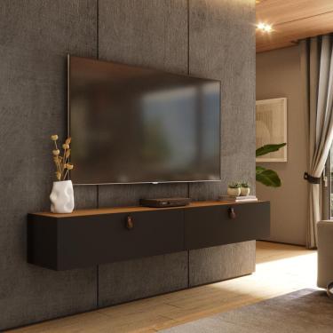 Imagem de Rack Suspenso para Tv até 70 Polegadas 2 Portas Grécia 180cm