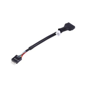 Imagem de 1/2/5pcs/Set USB Converter Adapter Fit Compatible Cd-rom/floppy Drive Panel USB 3.0 20 Pin Male To USB 2.0 9 Pin Motherboard Female Cable (Color : 1pcs-01)