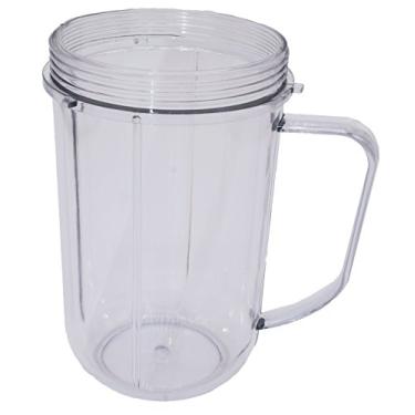 Imagem de Blendin Copo de reposição para caneca de festa de 473 ml, compatível com Magic Bullet MB-1001, MB-1001B, MBR-1101, MBR-1701, MBR-1702, MBR-0301, liquidificadores, peça de reposição