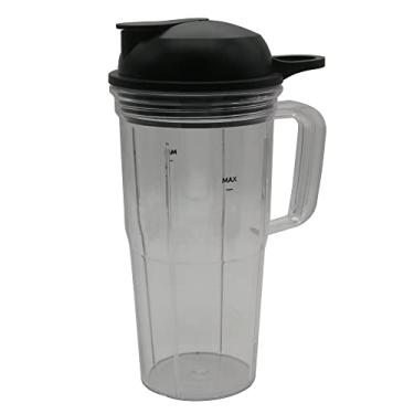 Imagem de Copo de viagem de substituição de 680 g com alça e tampa para viagem, compatível com combo de liquidificador NutriBullet 1200W (ZNBF30500Z/ ZNBF30400Z/NBF70500) e série Pro 1000 & Select
