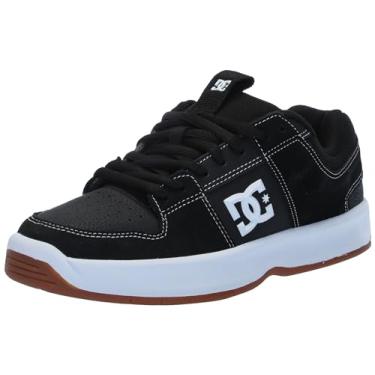 Imagem de DC Lynx Zero Tênis de skate masculino casual, Preto/Preto/Branco, 8.5