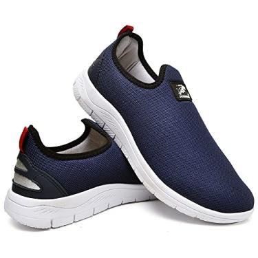 Imagem de Tênis Sapatenis Esporte Fino Conforto Shenker Calce Facil Cor:Azul;Tamanho:33;Genero:Masculino