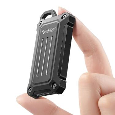 Imagem de ORICO SSD portátil de 2 TB até 2000 MB/s USB 3.2 Gen 2 x 2 Unidade externa de estado sólido, design de liga de zinco, resistência à água e poeira para profissionais de atividades ao ar livre,