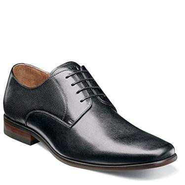 Imagem de Florsheim Oxford masculino de bico simples, Black Smooth/Perf, 11.5