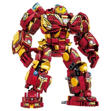 Imagem de Brinquedo Bloco De Montagem Hulk Buster 823 pçs Super Heróis