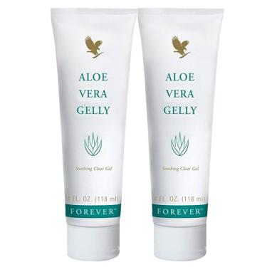 Imagem de Forever Living – Aloe Vera Gelly – Gel de Aloe puro para suavizar, hidratar e condicionar – vegano e sem glúten – 118 ml (pacote com 2)