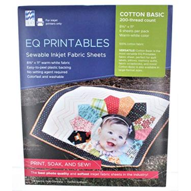 Imagem de EQ Printables Jato de tinta de Tecido de Folhas,1 Pack