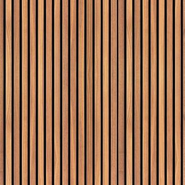 Imagem de Papel de Parede Adesivo Autocoloante Imitação Madeira Ripado Decoração Quarto Sala Escritório 3 Metros