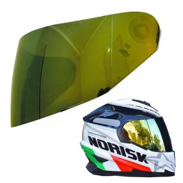 Imagem de Viseira Norisk FF302 / Texx-Wing Dourada Light (Polivisor)